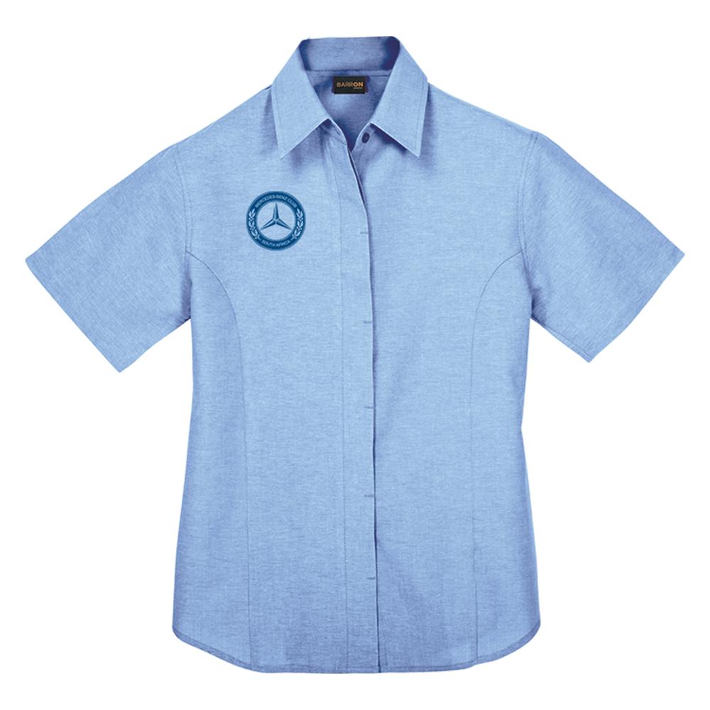Oxford Blouse Short Sleeve Ladies